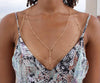 Gold Beaded Bra Chain