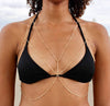 Gold Beaded Bra Chain