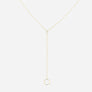 Circle Lariat Necklace