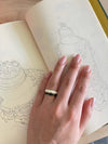 Gold Enamel Ring