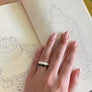 Gold Enamel Ring