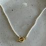 Toggle Pearl Necklace