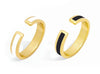 Gold Enamel Ring