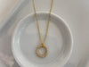 CZ Circle Necklace