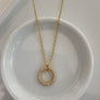 CZ Circle Necklace