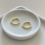 Dewdrop Huggie Earrings