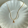 Pearl Initial Necklace