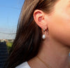 Hoop Pearl Earrings