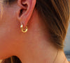 Dome Hoop Earrings