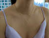 Pave Sunburst Necklace