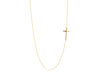 Side Cross Necklace