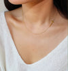 Side Cross Necklace