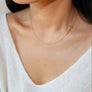 Side Cross Necklace