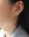 Dewdrop Huggie Earrings