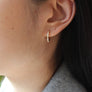Dewdrop Huggie Earrings