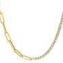 Paperclip Tennis Necklace