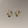 Dome Hoop Earrings