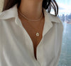 Toggle Pearl Necklace