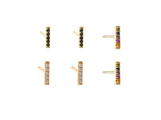 CZ Bar Studs