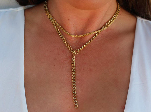 Cuban Chain Lariat