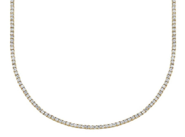 2mm Tennis Necklace – Luv Mei