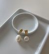 Cowrie Pearl Earrings