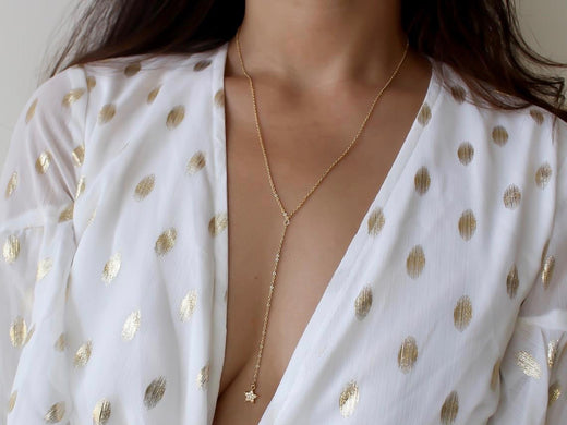 Star Lariat Necklace