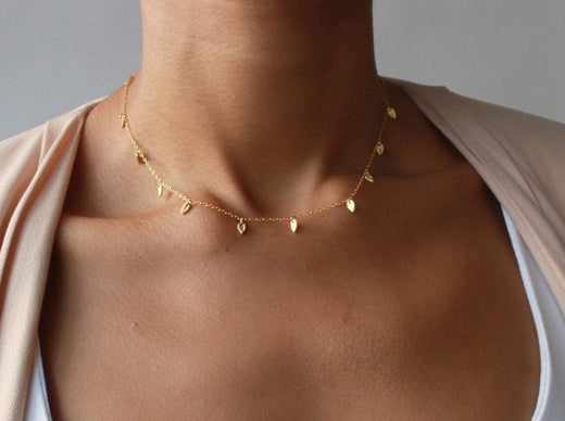 Gold Leaf Choker