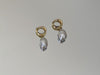 Hoop Pearl Earrings