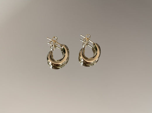 Dome Hoop Earrings